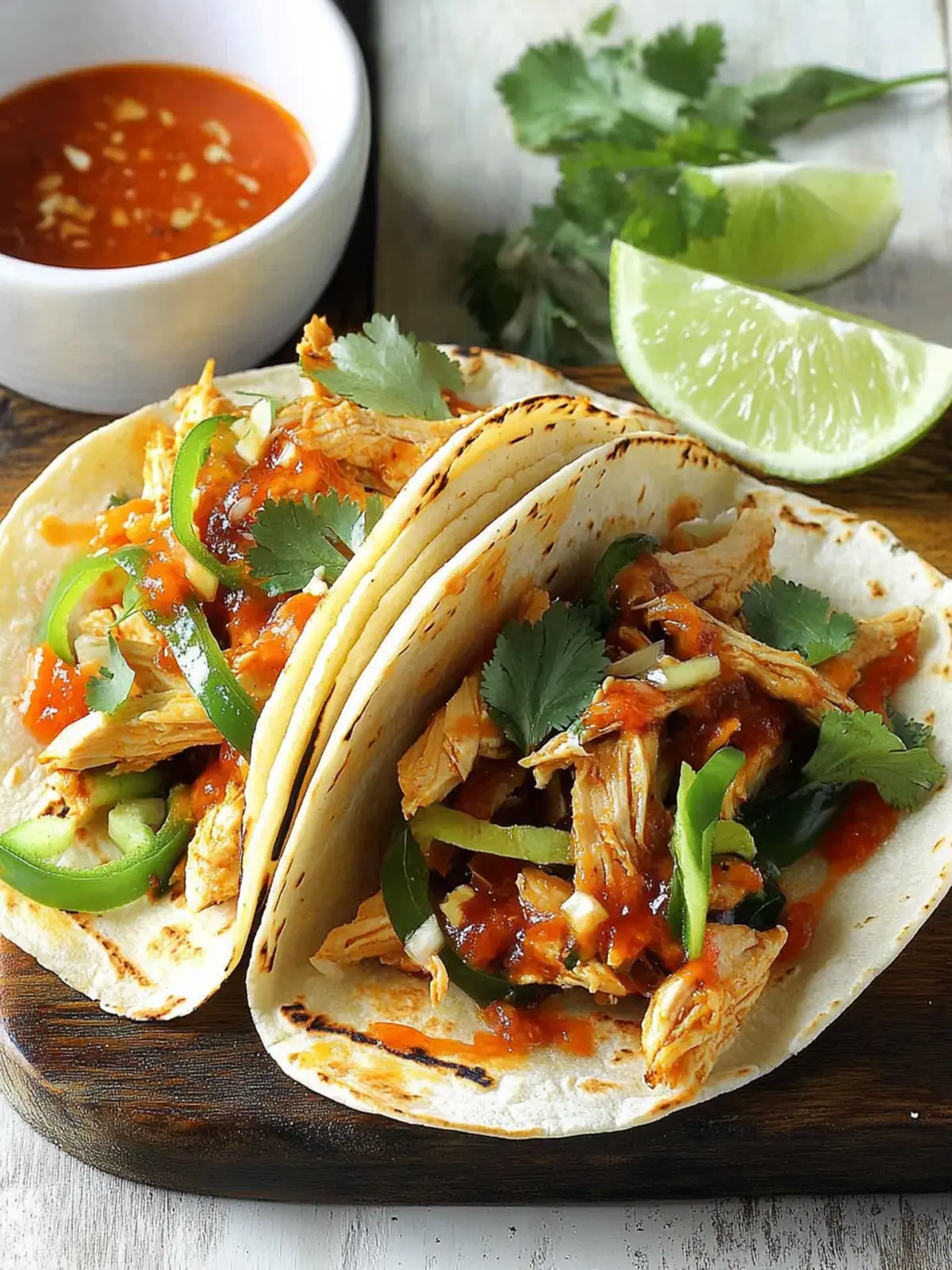 Minute Thai Chicken Tacos: Banh Mi Inspired Dinner